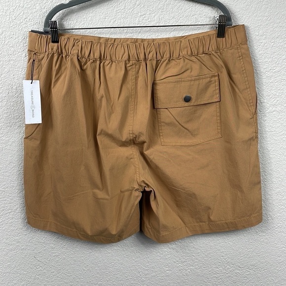 NWT Treasure & Bond Elastic Waist Shorts Olive Tree Dark Tan Comfy Chino Sz XL - Picture 7 of 13